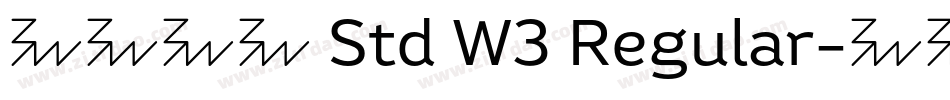 華康明體 Std W3 Regular字体转换